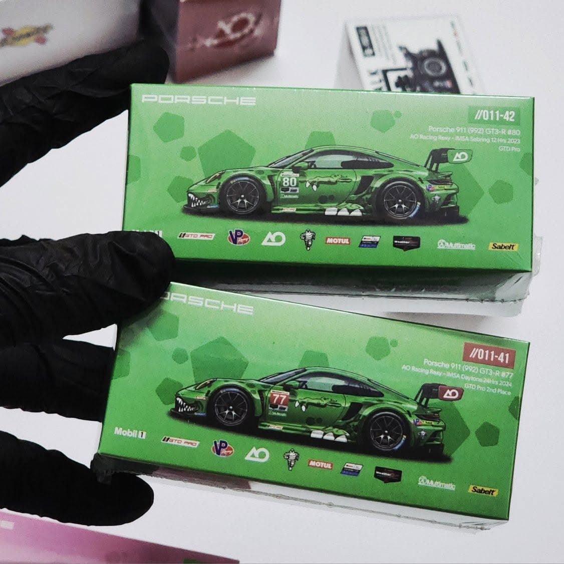Porsche 911 GT3-R AO Racing Roxy — Green